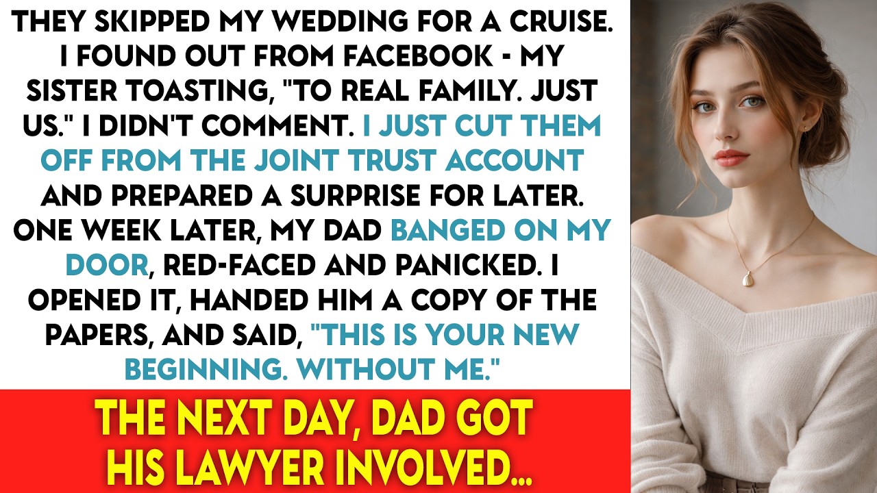 They Skipped My Wedding For A Cruise. I Found Out From Facebook — My Sister Toasting “To Real Family