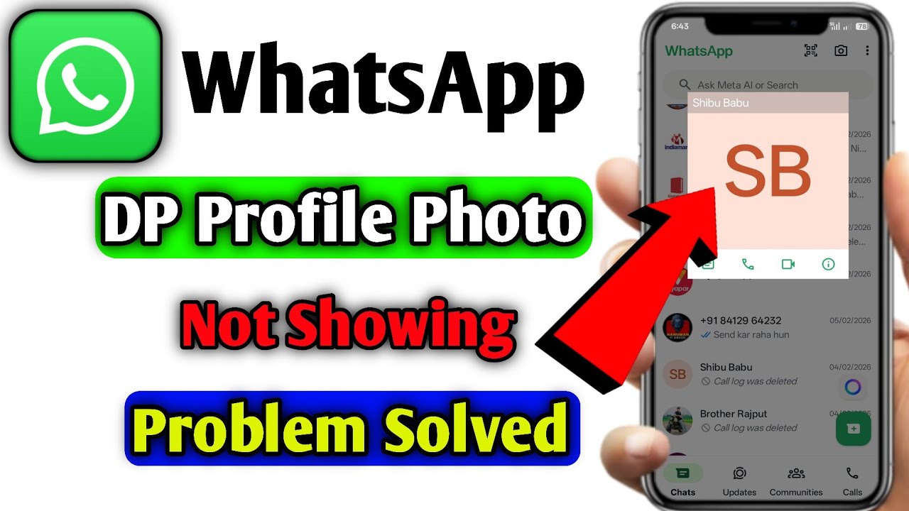 Whatsapp dp not showing problem |How to fix whatsapp dp not showing |whatsapp profile photo not show