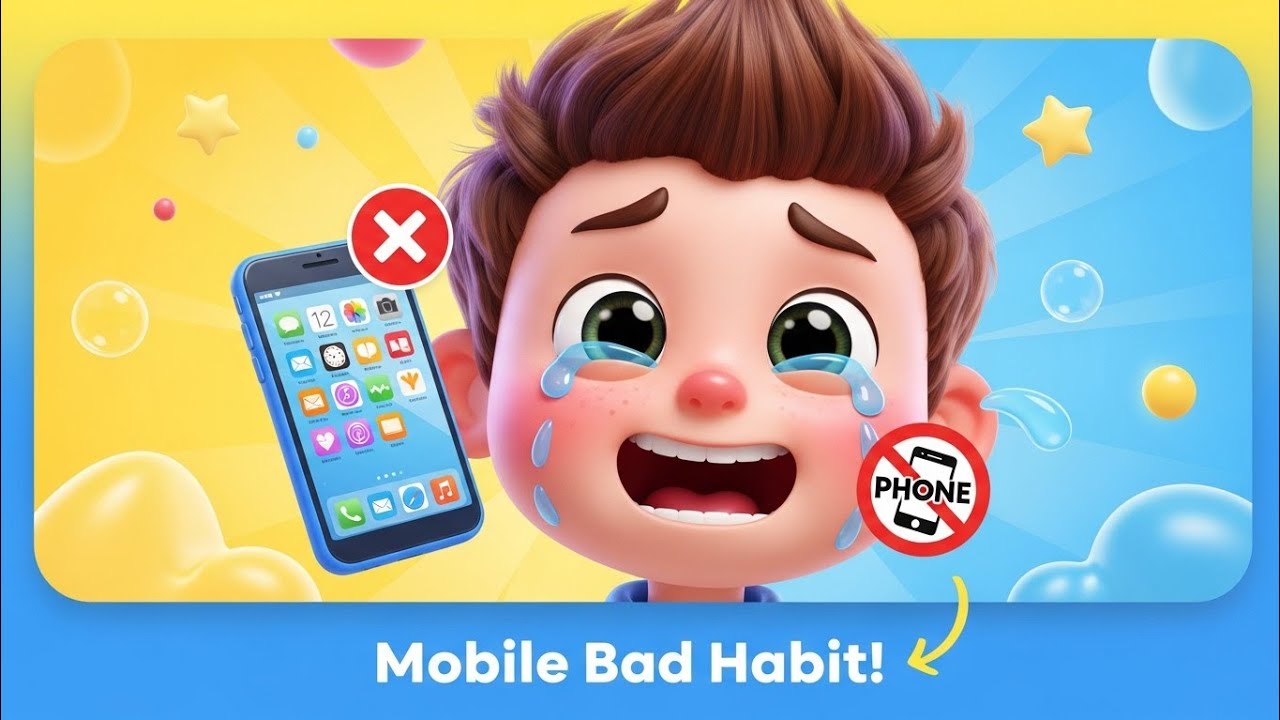 The Boy Who Loved His Screen Too Much! 📱 | Mithu’s Lesson | Kids Cartoon Song