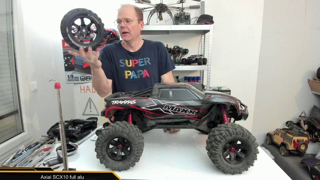 Présentation du Traxxas Xmaxx 8s.... la bête !!!!!