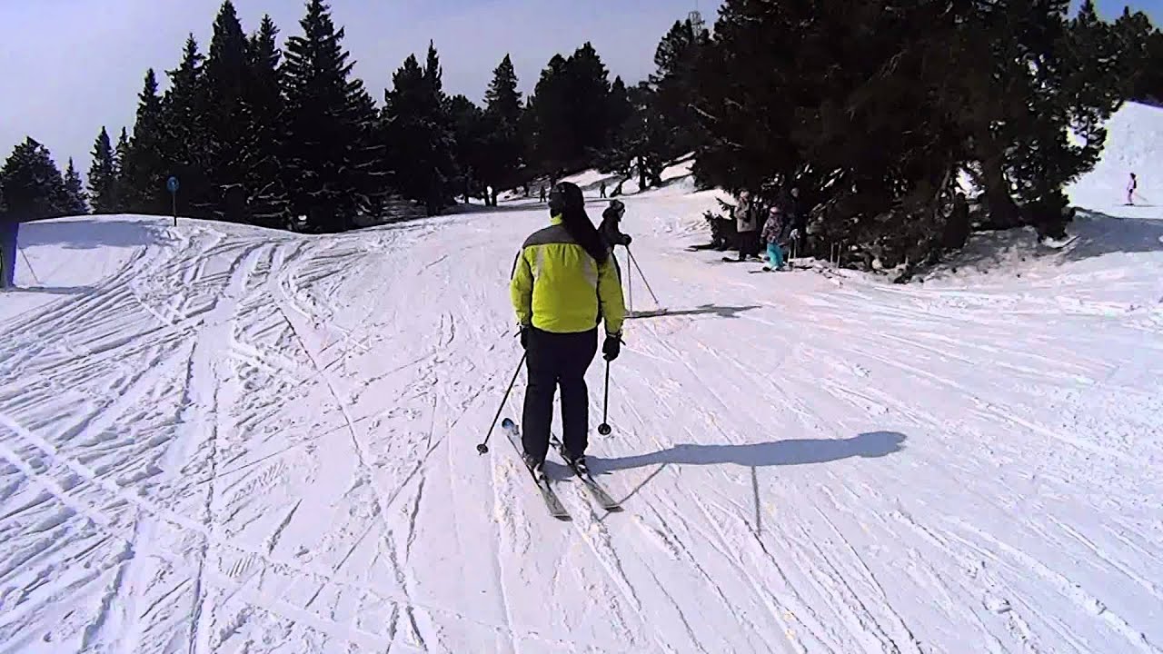 Skiing Chamrousse.France 1. day hd 1080p