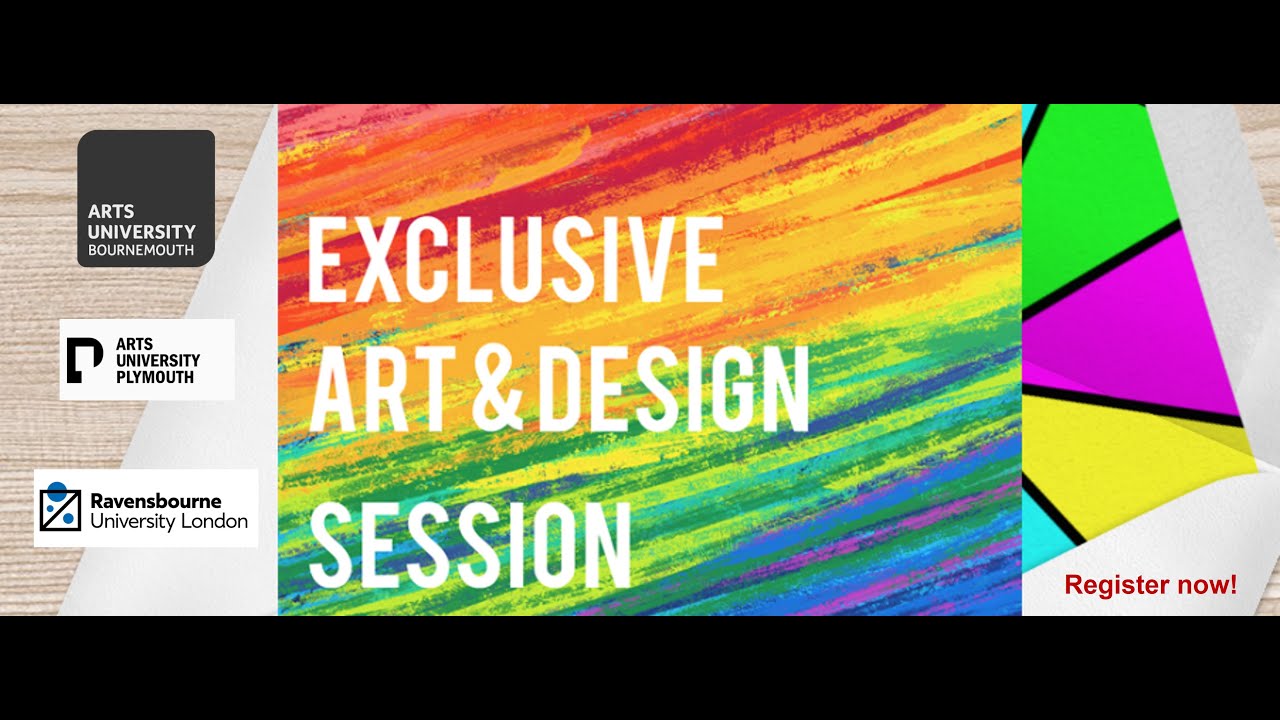 Exclusive Art & Design Webinar with UK Unis - Discuss Portfolios and Careers in Creative Industries