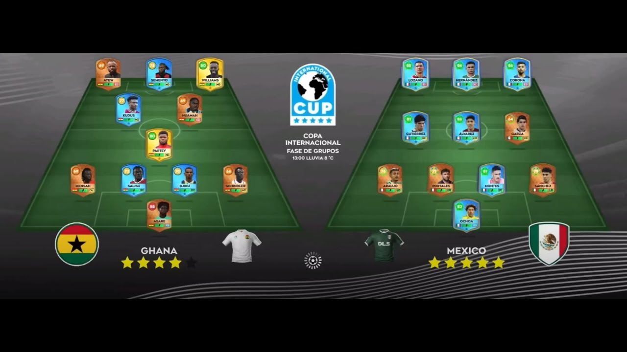 Dls 25 // Copa Internacional // 🇲🇽 Mexico VS Ghana 🇬🇭