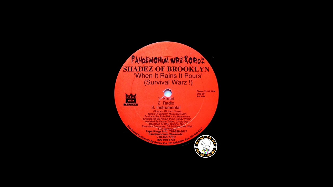 Shadez Of Brooklyn – ( When It Rains It Pours Survival Warz! ) 1996