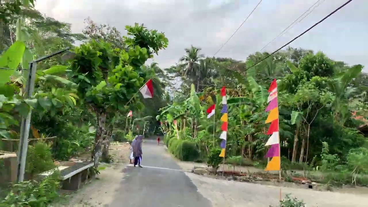 Menikmati Perjalanan pedesaan kebumen kecamatan sruweng menuju desa pandansari
