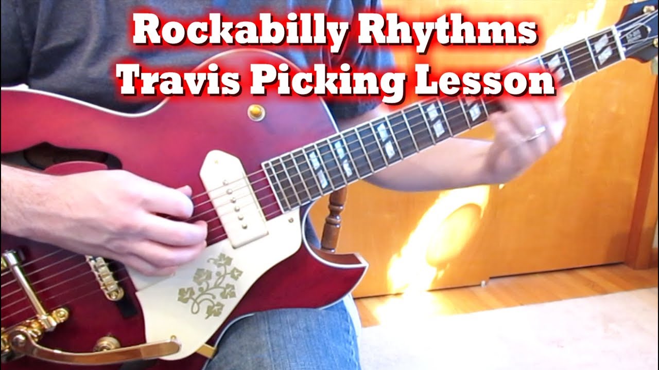 Rockabilly Travis Picking Guitar Lesson!
