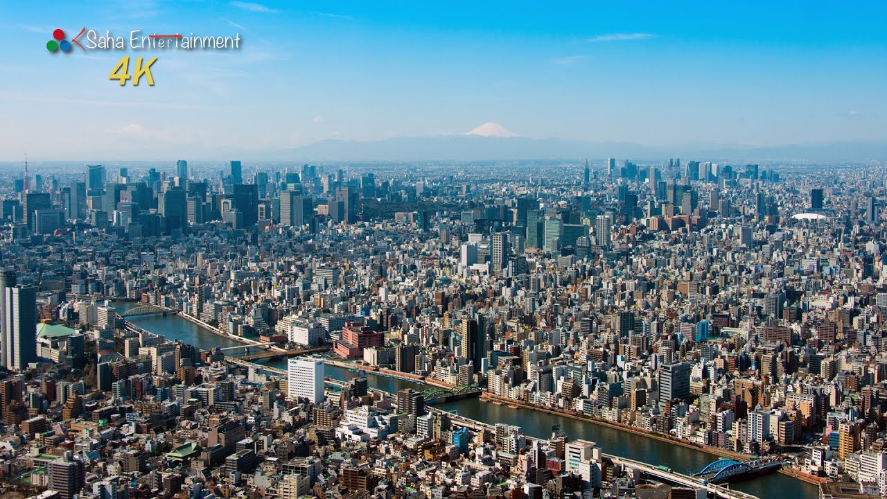 [4K] 東京スカイツリー絶景展望デッキからの眺め Tokyo Skytree Observation Decks Amazing View