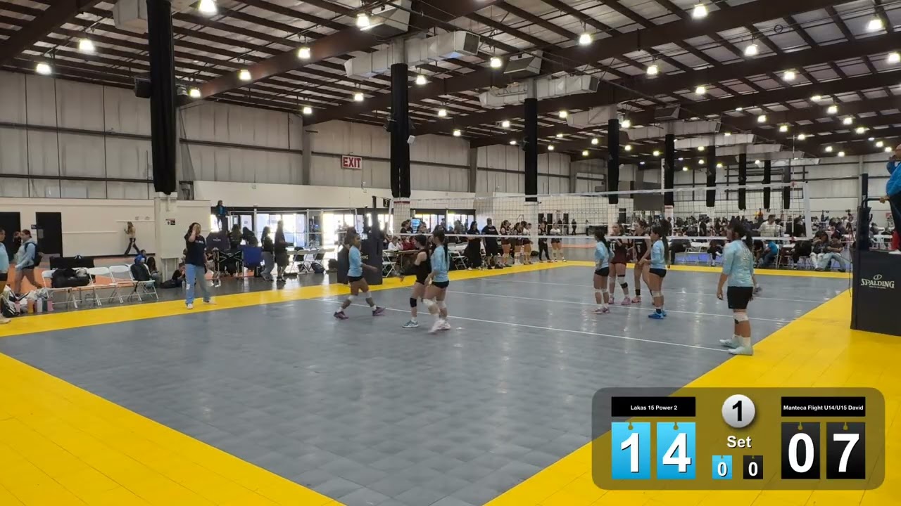 Lakas 15 Power 2 vs Manteca Flight U14/U15 David (1st set)