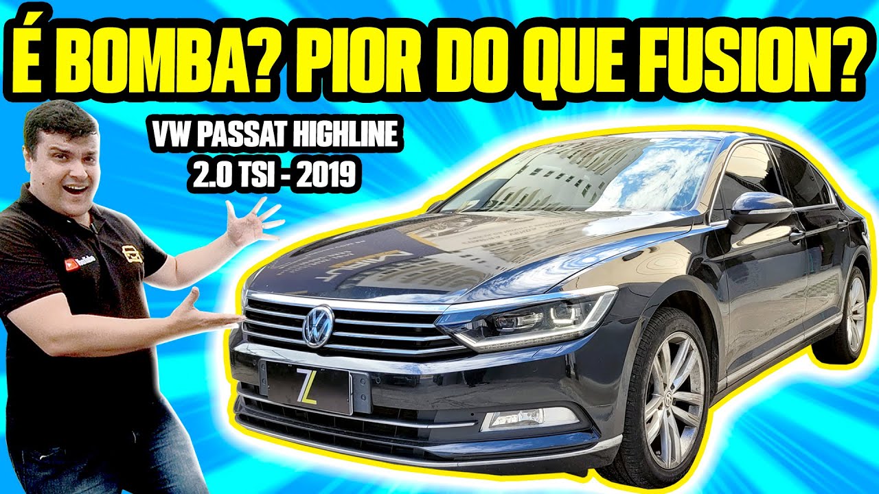 VW PASSAT HIGHLINE 2.0 TSI 2019 - MUITO LUXO pra FAZER FORD FUSION CHORAR! Ou NÃO? (Avaliação)
