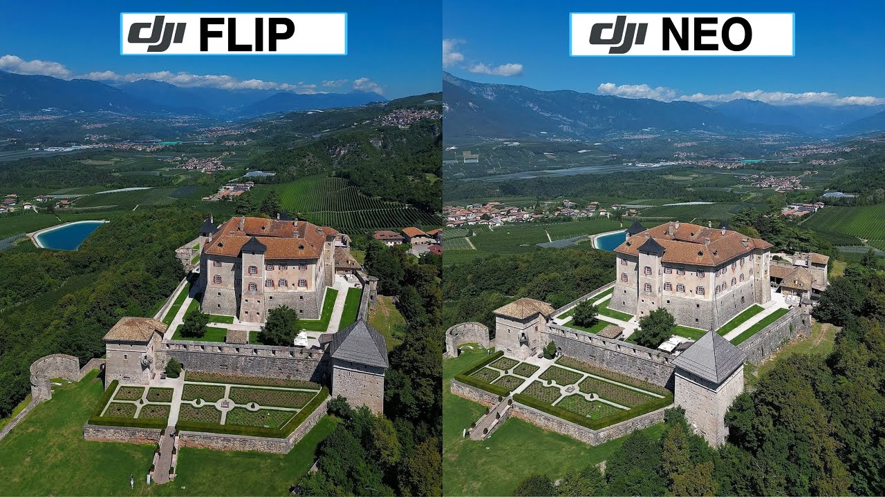 Сравнение тестов камер DJI Flip и DJI Neo