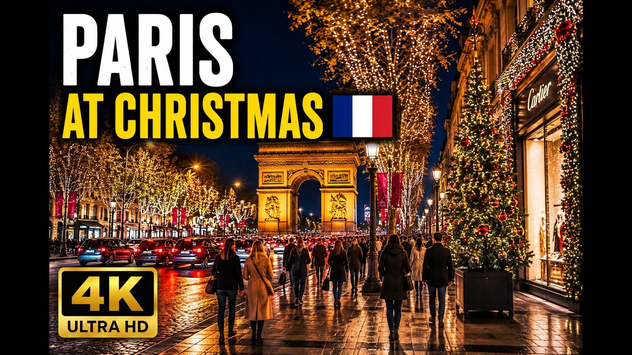 Magical Paris Night on the Champs Élysées December 2025