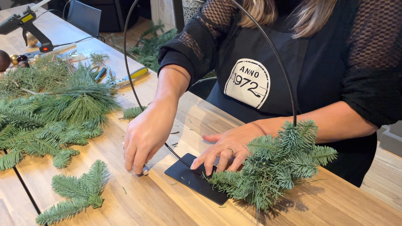Workshop metalen ring met kerstgroen
