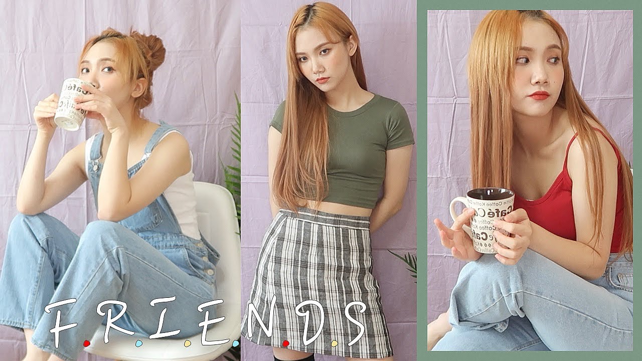 (ENG)패션은 돌고 돌아-! 90년대 미드🏡 “프렌즈” 스타일링 (헤어,패션) + LAKA 치크&립틴트ㅣ달님 DAL RING