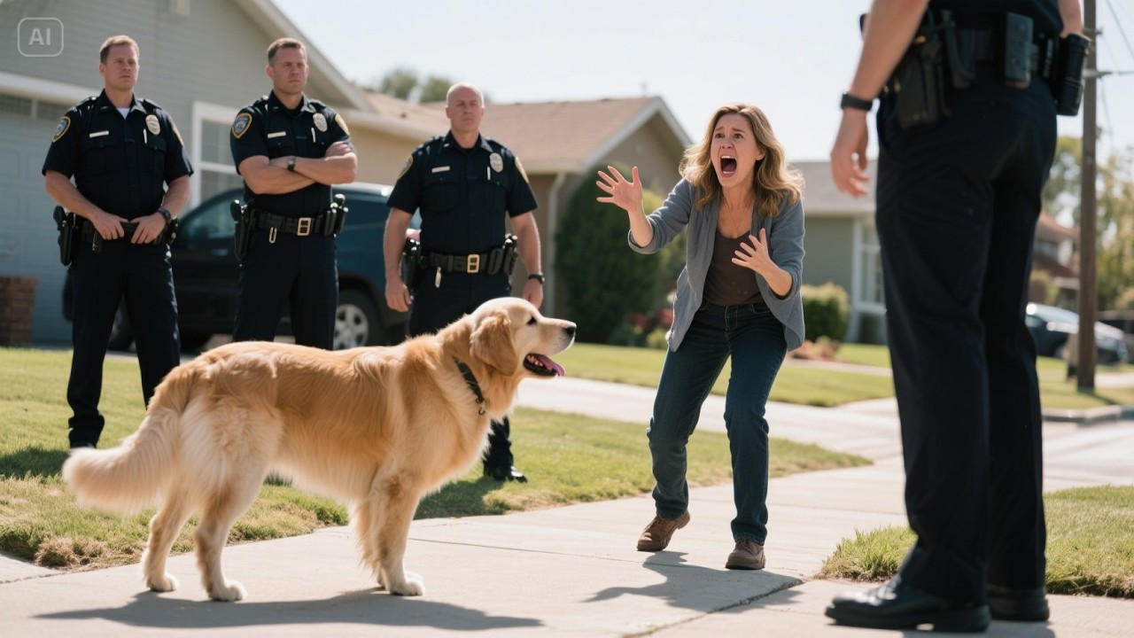 HOA Karen Sprayed My Service Dog  She Froze When the Cops Said Its a Federal Crime!