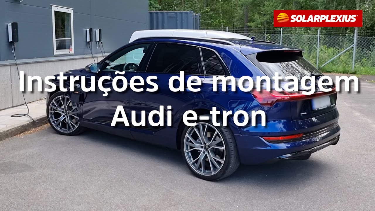 Escurcerecendo os vidros do Audi E-tron com as películas Solarplexius