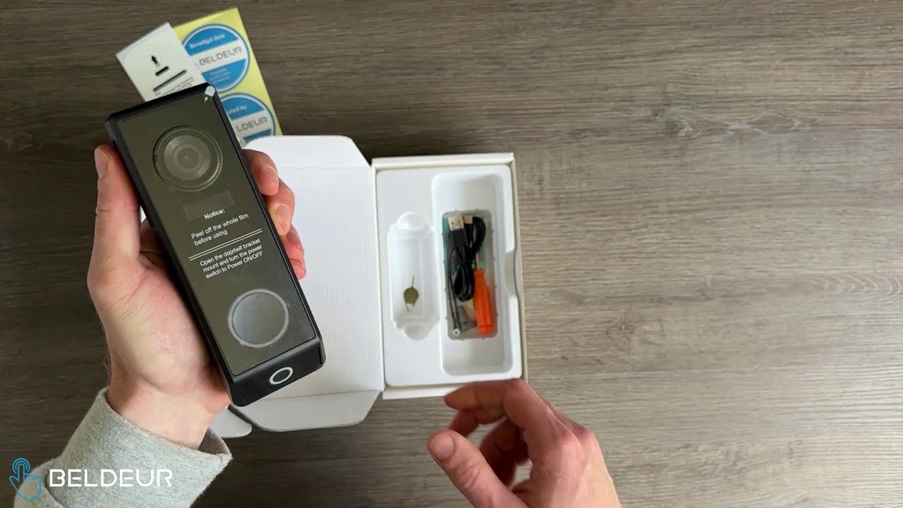 Beldeur - DualCam Video Deurbel - Installatie Draadloos & Bedraad
