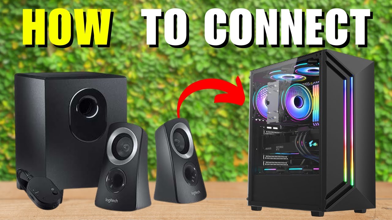Как подключить колонки Logitech Z313 к ПК