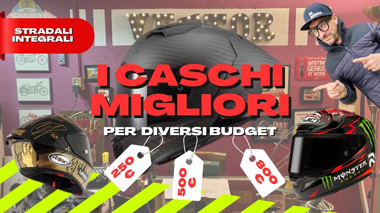 La guida 2025 ai migliori caschi moto stradali per ogni budget!