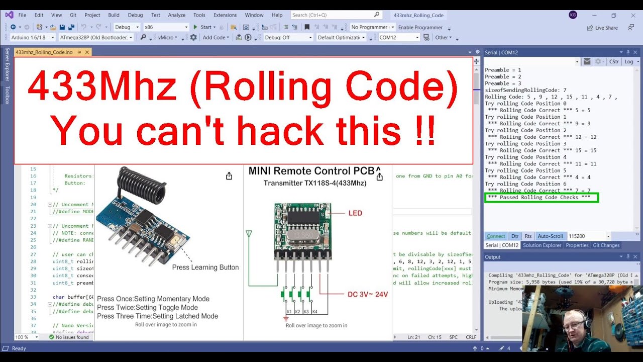 433Mhz You can't hack this !!