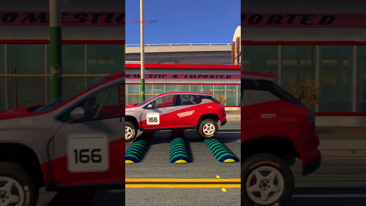 Truck vs Speedbumps | BeamNG Drive #beamngdrive #truck #speedbump #crash