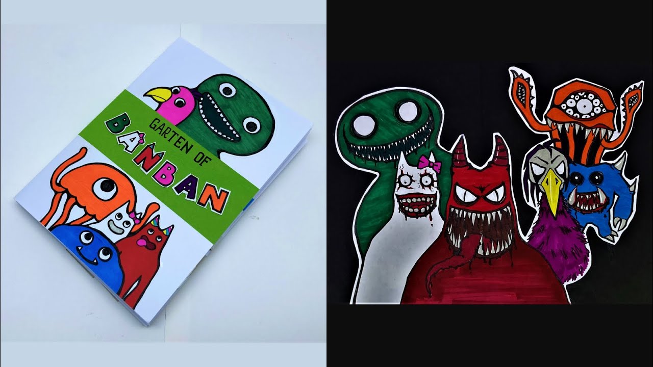 Garten of Banban 1 : Puzzle Game Book Full Story , DIY game - Paper craft.