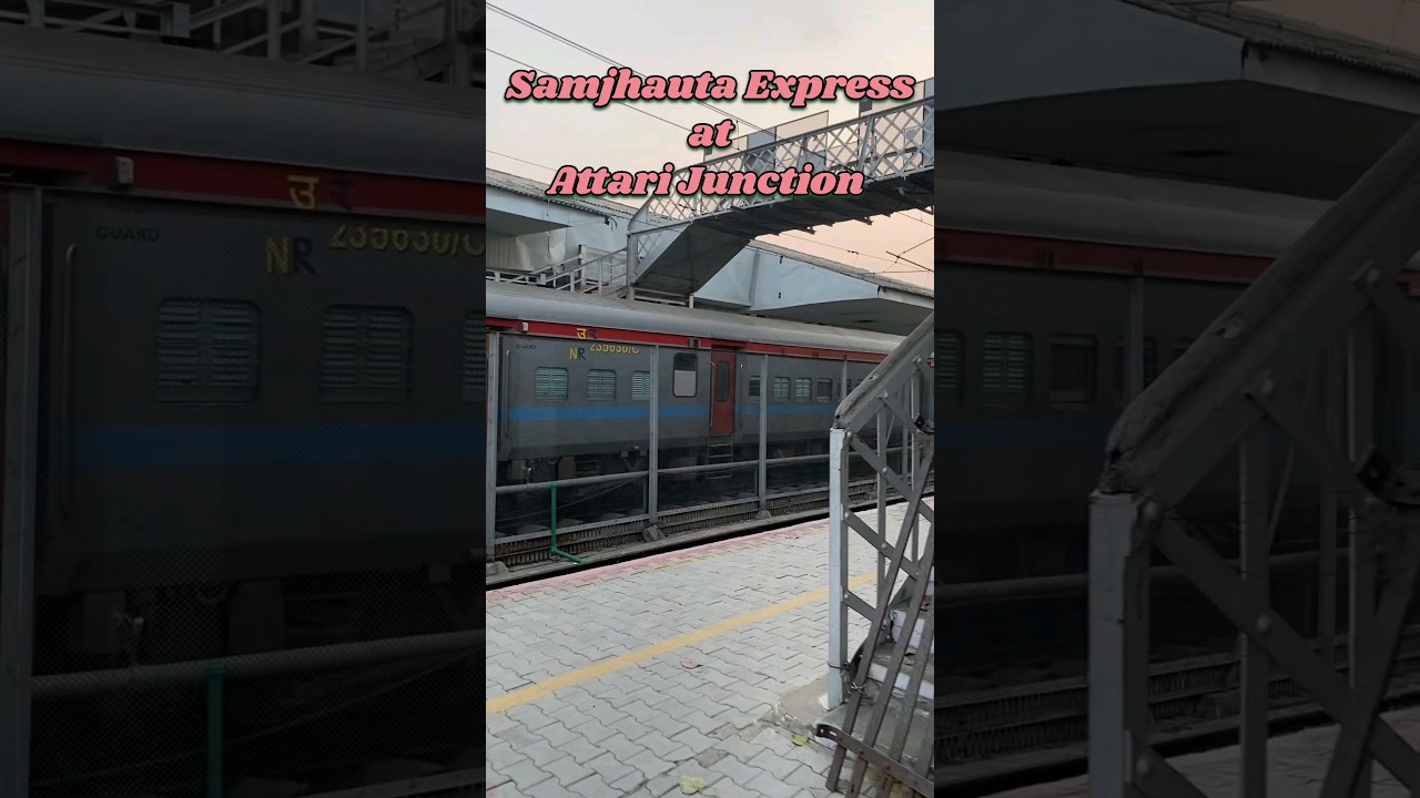 Ab Samjhauta Express kaha hai ??? #train #trainvideo #attari #india #pakistan #waghaborder #rail