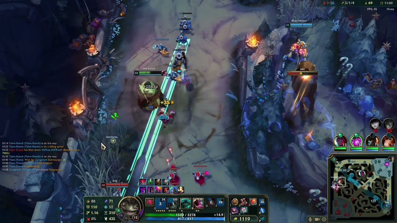 LoL ARURF Tahm Kench tongue slapping