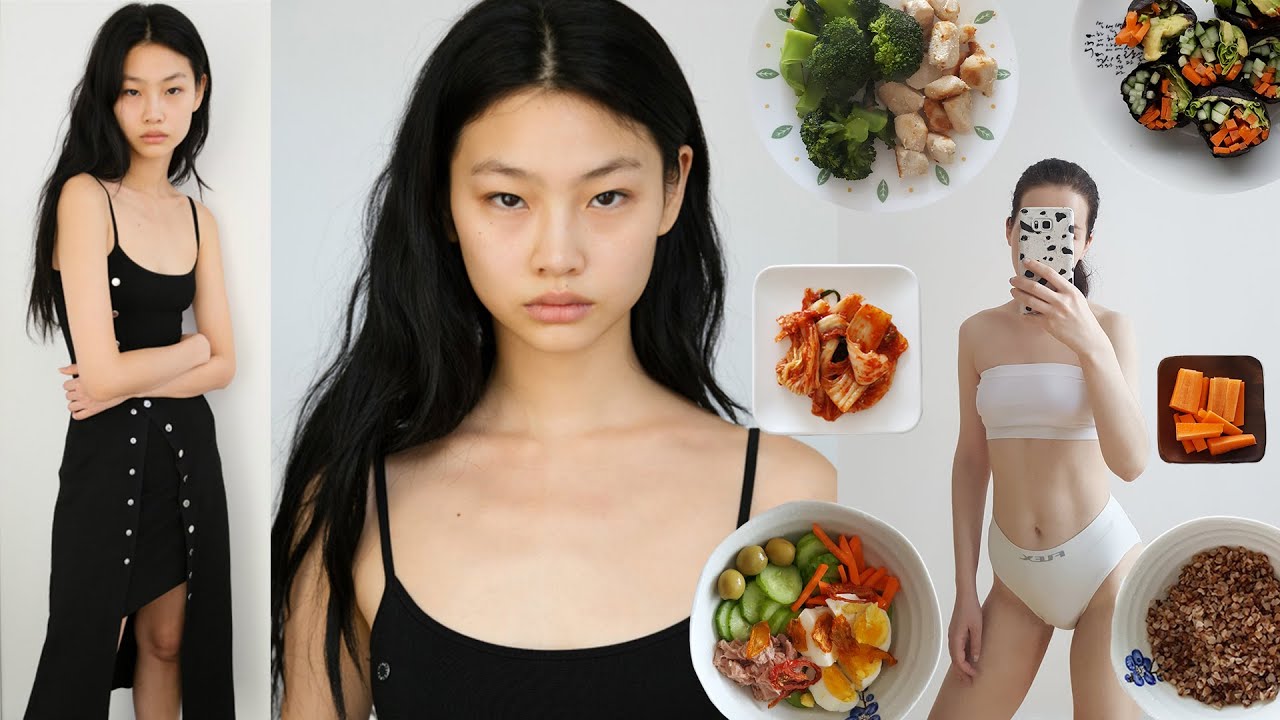 Диета Хоён Чжон 🥦 Питаюсь как корейская модель, актриса «Игры кальмаров» Видеоблог + план питания...