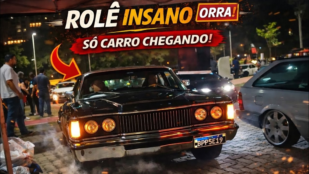 ROLÊ DO ORRA! Olha os carros chegando... tá absurdo 😯🔥