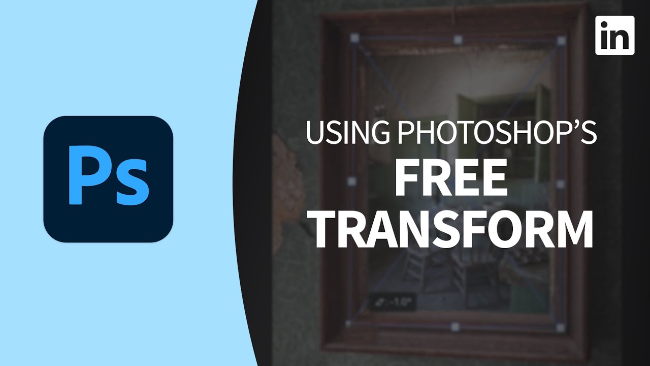 Учебник Photoshop — использование функции FREE TRANSFORM для изменения размера