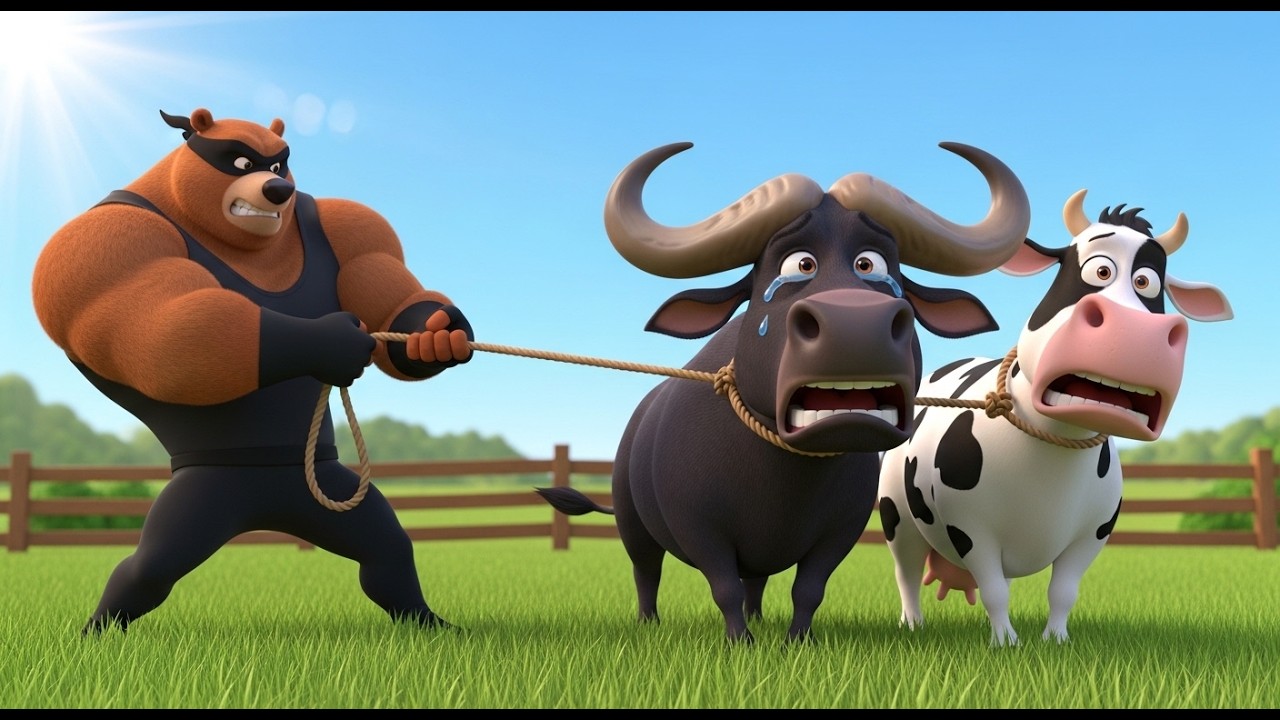 Медведь-вор на ферме Старого Макдональда 😱 | Все животные пропали! 🐄🐎 | История спасения Старого ...