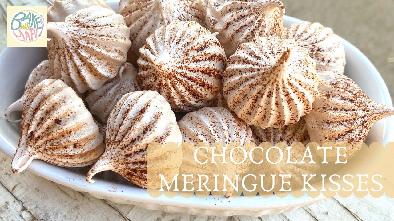 Chocolate Meringue Kisses- Recipe | BakeWithYapi