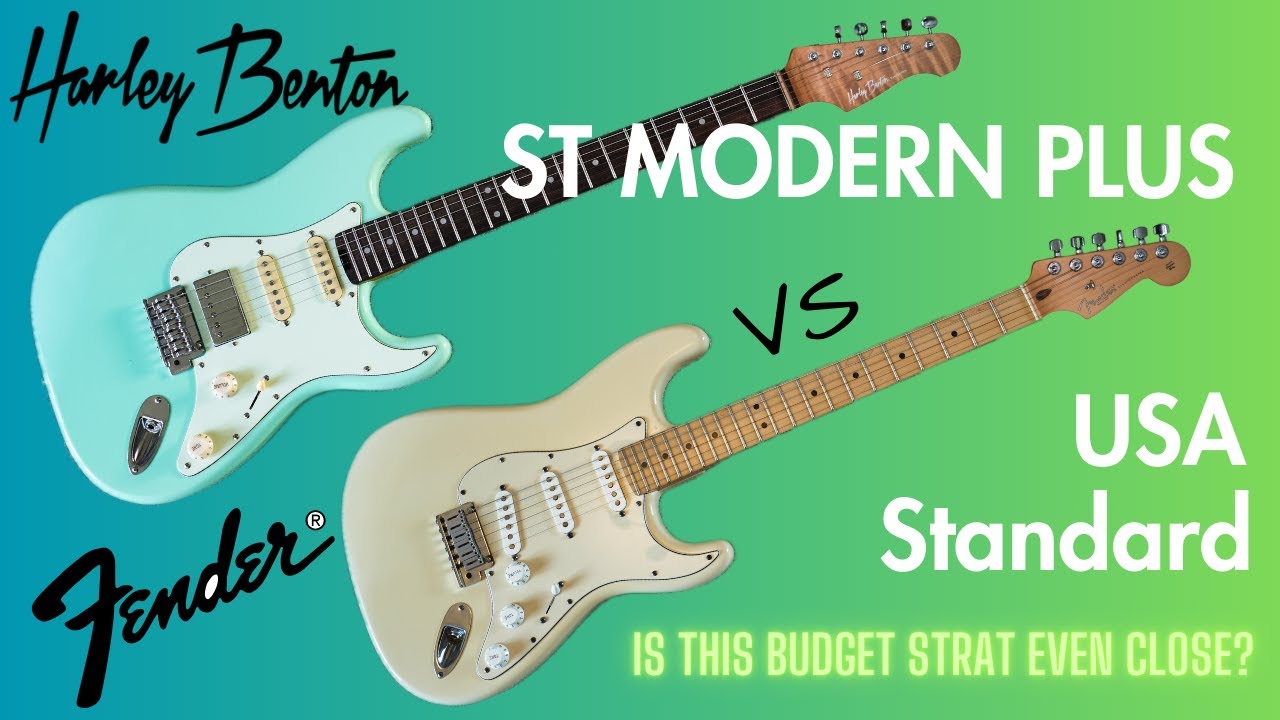 Can the new flagship Harley Benton ST Modern Plus compete against a Fender American Standard?