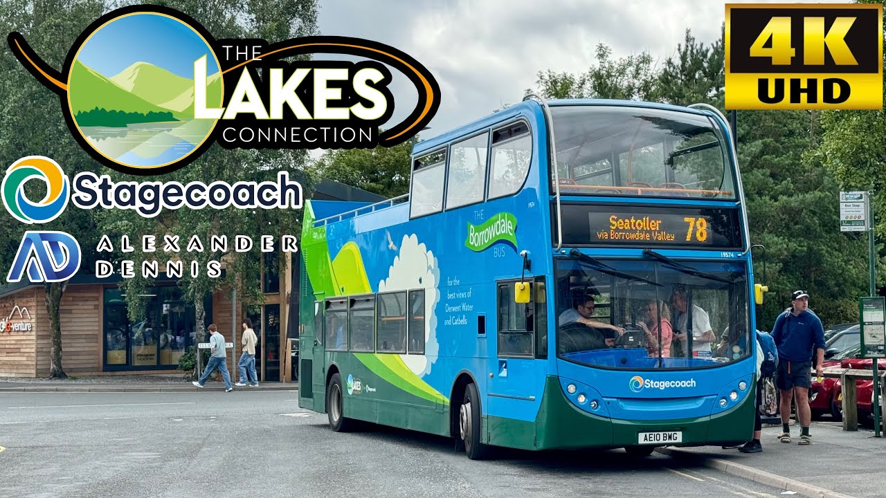 [Stagecoach Lakes Connection: The Borrowdale Bus 78 Keswick to Seatoller & Rosthwaite] E400 OpenTop