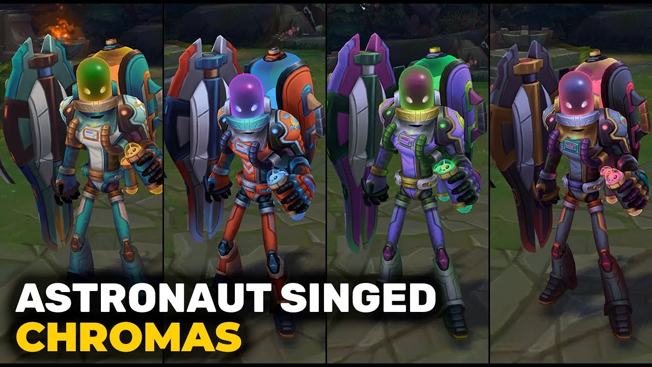 Astronaut Singed Chromas - League of Legends