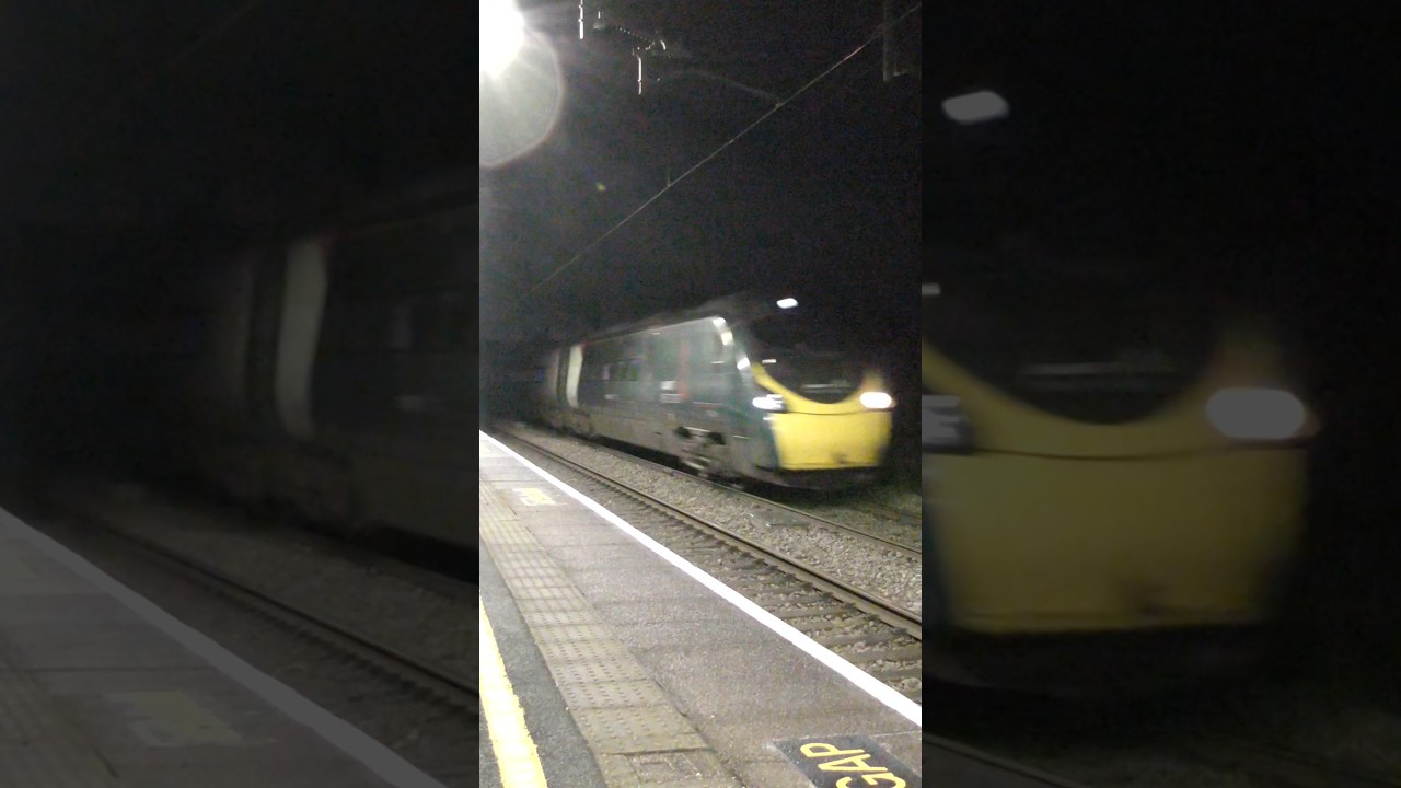 Class 390 passing Acton Bridge 