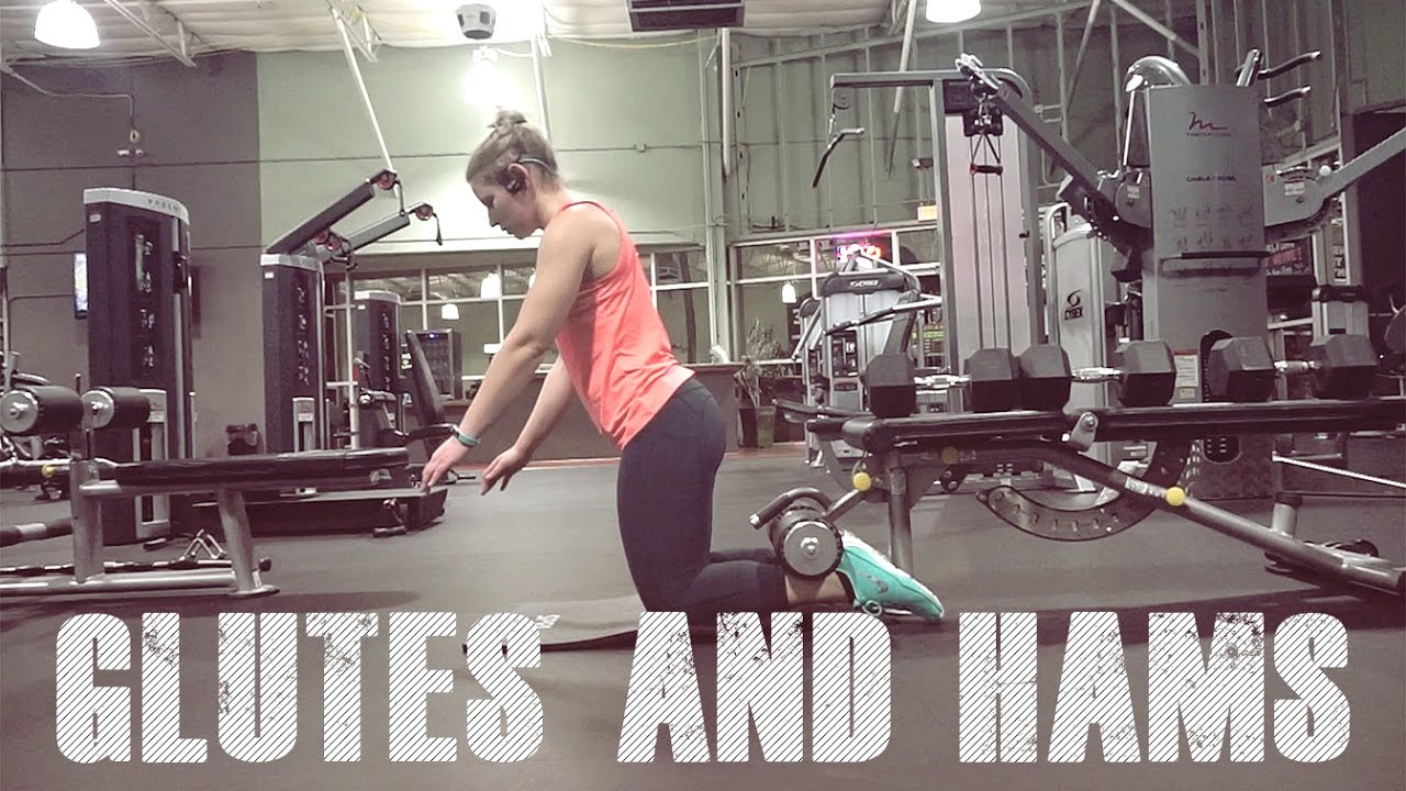 GLUTES AND HAMSTRING focused lower body day with voice over instructions!