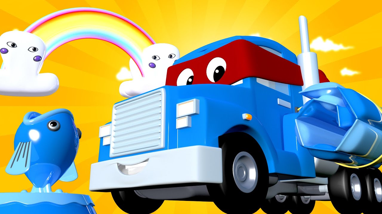Special Summer- The soaker sprinkler truck  - Carl the Super Truck - Car City ! Trucks Cartoons