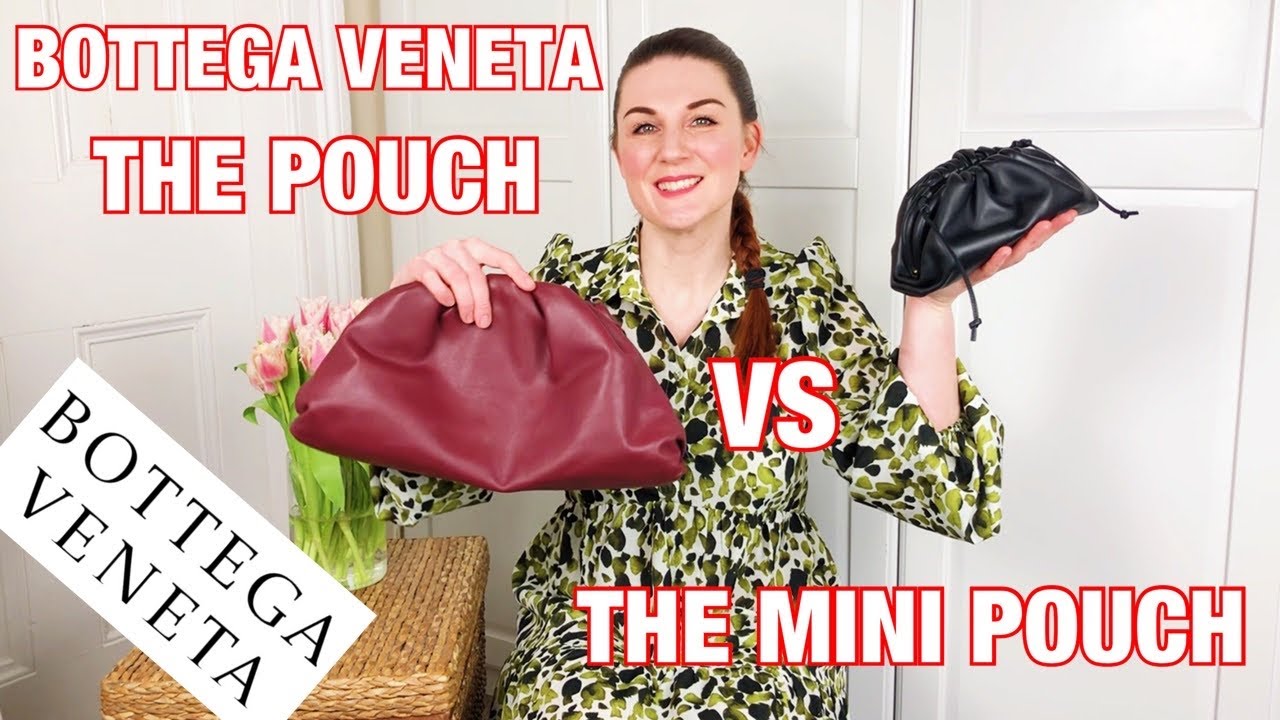 Сравнение сумок BOTTEGA VENETA: The Pouch и The Mini Pouch 20