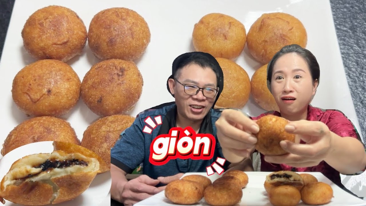 Công thức làm Bánh Cam Đường Đen Trung Hoa ngoài giòn trong mềm thơm không dính răng