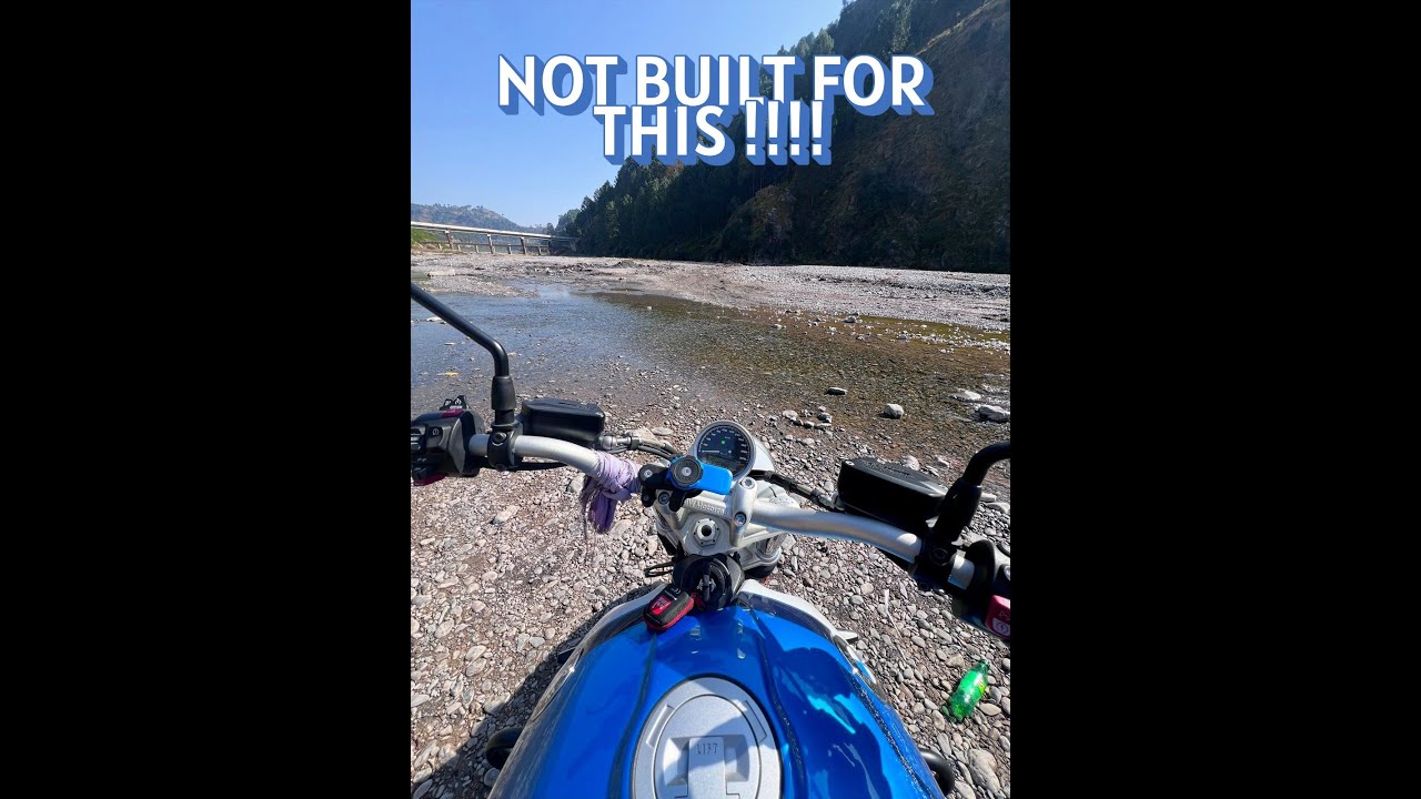 🚨 Not Built for This?! BMW R NineT Scrambler in Jabri River + Alternative Route to Murree