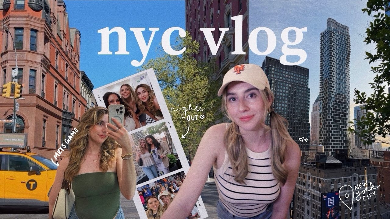 nyc days in my life | mets game, a night out & cooking dinner with friends (a vlog)
