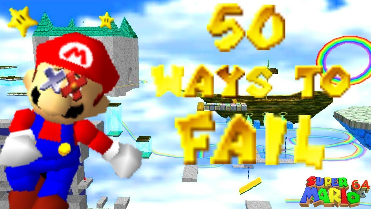 50 Ways to Fail in Rainbow Ride Super Mario 64