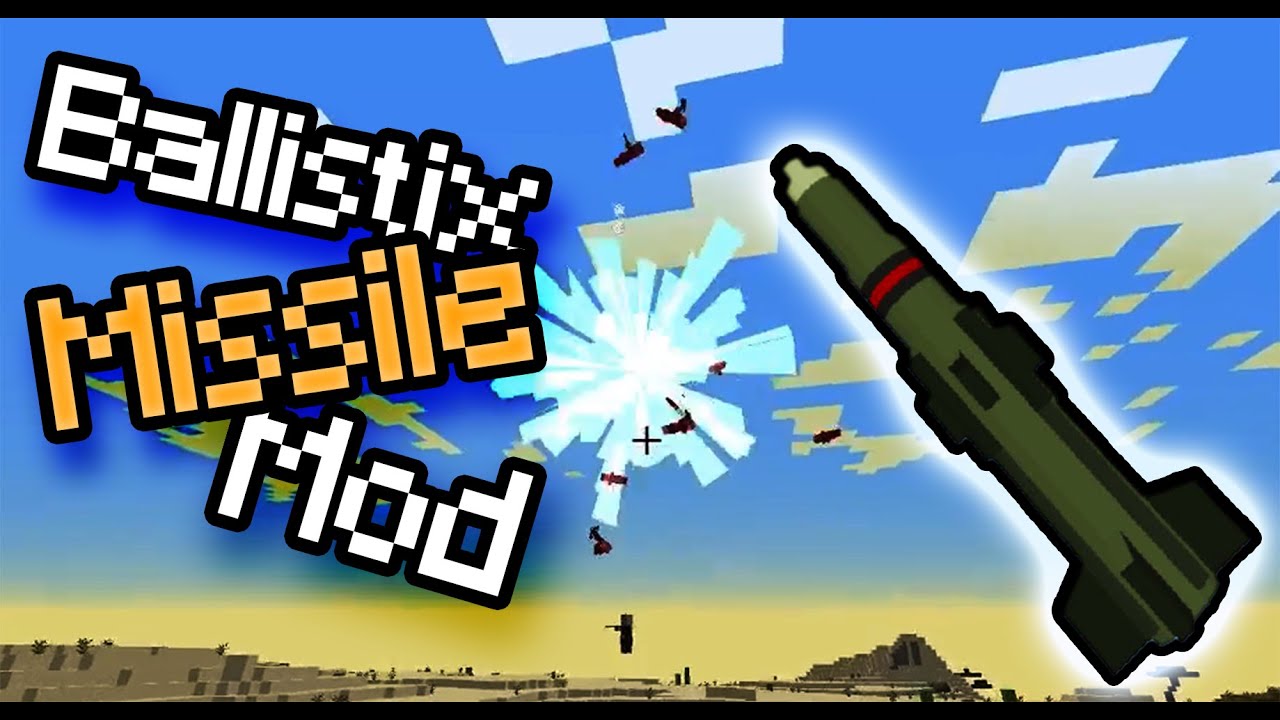 MINECRAFT HAS MISSILES?! (Ballistix)