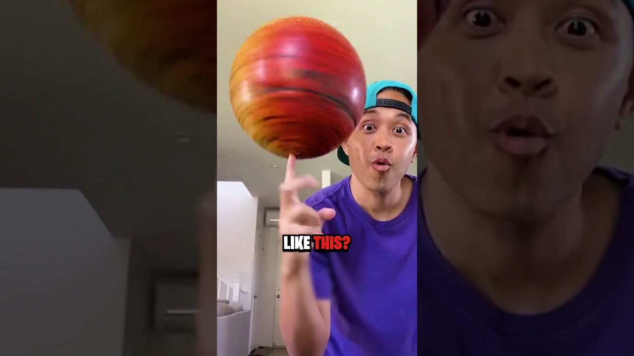 How To Spin a Basketball on Your Finger 😨