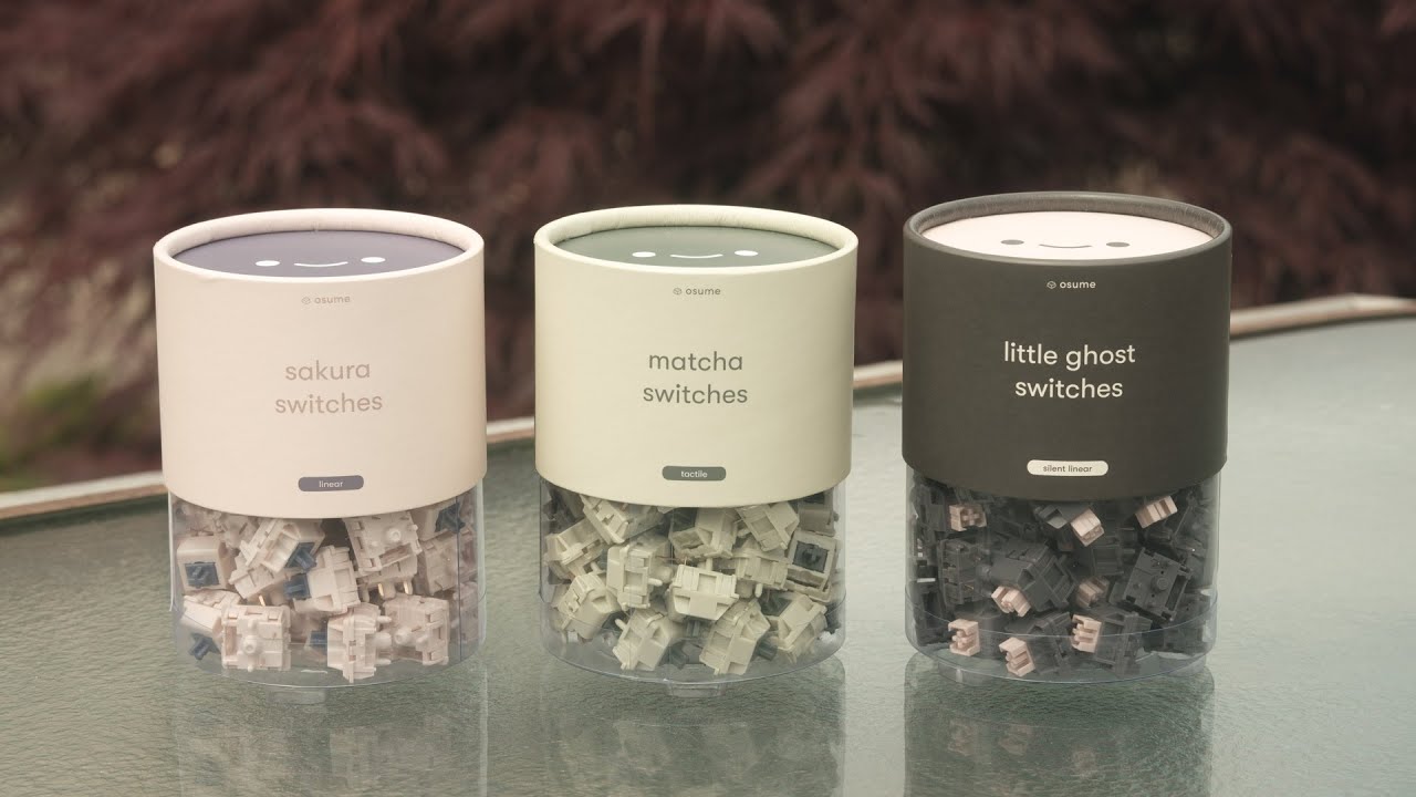 Osume Switches (Matcha, Sakura, Little Ghost) - Review + Sound Tests