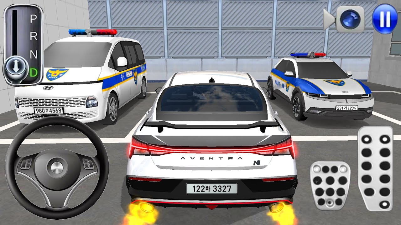 Today I driving new Tuned Hyundai Aventra n-line - 3d car driving class - android ios car gameplays 