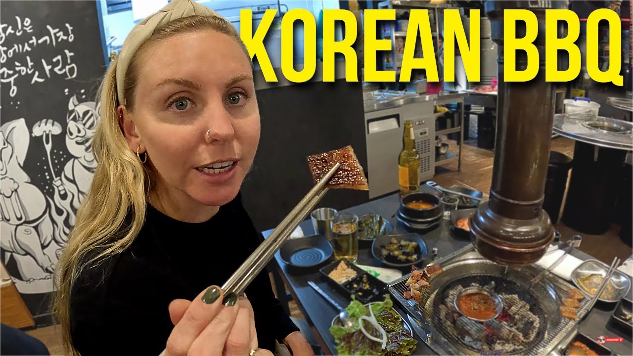 Cooking Pig Cheek at a Local Korean Restaurant | Soju & Beer Tasting!