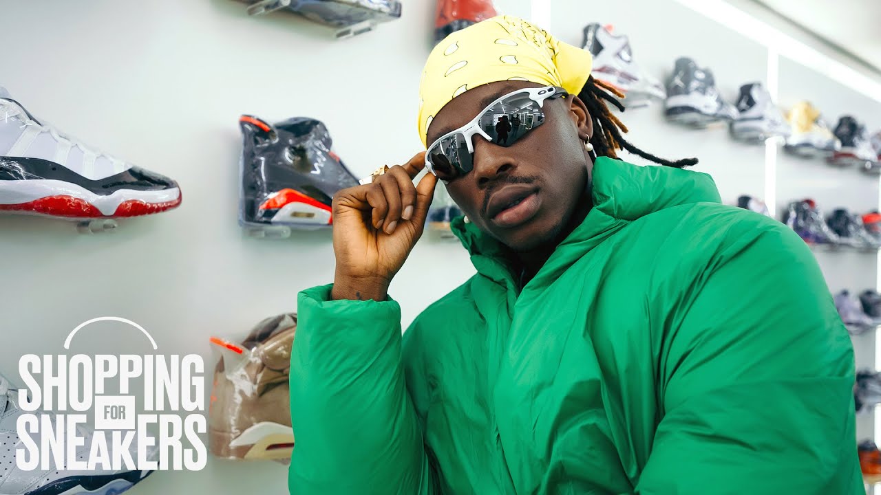 Fireboy DML Goes Shopping for Sneakers at Kick Game