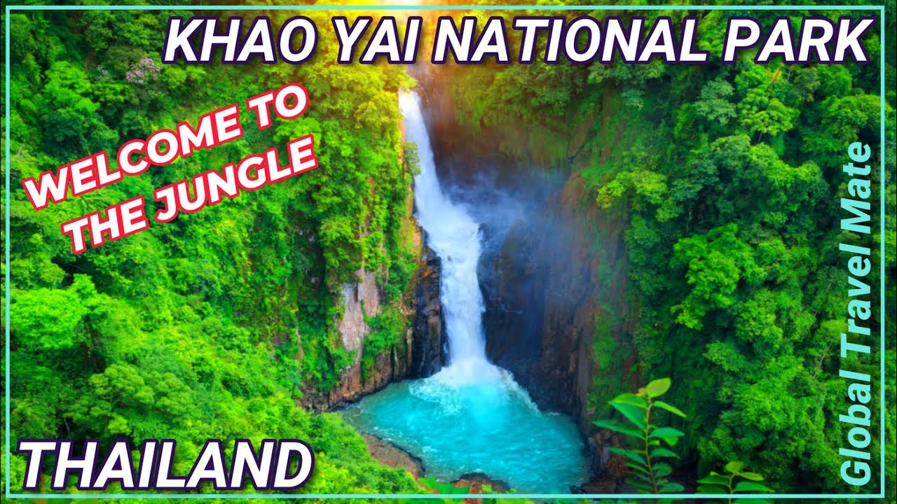 Explore KHAO YAI National Park Wildlife and Waterfalls 🇹🇭 Thailand